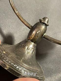 PAIR Vintage Sterling Silver Candelabra Two Arm Candlesticks candle holder