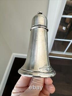 PAIR Vintage Sterling Silver Salt & Pepper Shakers Gorham Sterling #130
