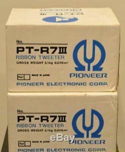 PIONEER PT-R7III Super Ribbon Tweeter Stand PAIR NEW JAPAN speaker tad vintage