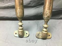 Pair Antique JL MOTT Nickel Brass Marble Sink Wall Support Brackets VTG 572-22B