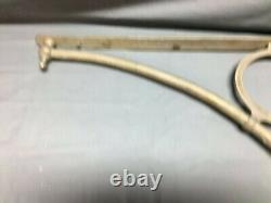 Pair Antique Nickel Brass Marble Sink Wall Support Brackets Vintage Old 581-22B