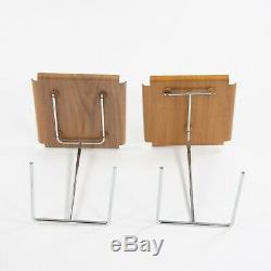Pair Early 1950s George Nelson & Associates Herman Miller 4950 Tray Side Tables