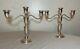 Pair Empire Sterling Silver Candelabra #620 Vintage Sterling Candle Centerpiece