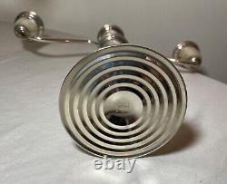 Pair Empire Sterling Silver Candelabra #620 Vintage Sterling Candle Centerpiece