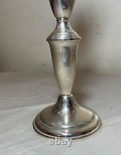 Pair Empire Sterling Silver Candelabra #620 Vintage Sterling Candle Centerpiece