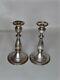 Pair Mueck-carey Ny (towle) Sterling Silver 9 Candlestick Weighted 1940 Vintage