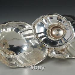 Pair Of (2) Vintage Barker-ellis England Silverplate Gravy Sauce Boats, Marked