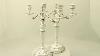 Pair Of Italian Sterling Silver Two Light Candelabra Vintage 1967 Ac Silver W9413
