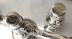 Pair Of VTG Electro Plate Nickle Silver (EPNS) Candlestick Holders, 1966