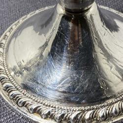 Pair Of VTG. Sterling Duchin Silver Candle Holders Weighted 1950's