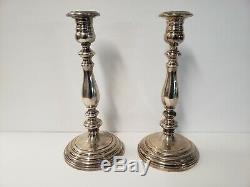 Pair Of Vintage Gorham Sterling Silver 10 Candlesticks Pre-owned