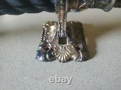 Pair Of Vintage Gothic Silver-plated Coffin Handles S & Co. 10