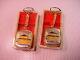 Pair Of Vintage Sankyo Japanese Musical Keychains Silver/gold Tone