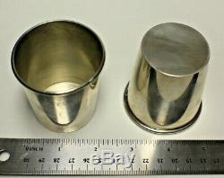 Pair Of Vintage Sterling Silver Mint Julep Cups Newport 1657 121219lrp02/lx