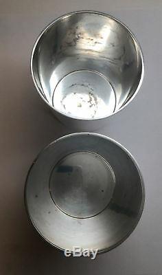 Pair Of Vintage TIFFANY & CO. Heavy Sterling Silver Tumblers