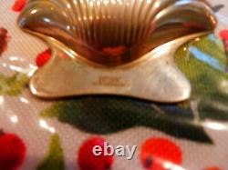 Pair Of Vintage Tiffany & Co Sterling Silver Shell Small Nut Dishes