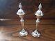 Pair Off Vintage Mappin & Webb Sterling Silver Candlesticks In Orignal Case