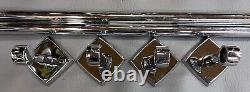 Pair Rare VTG 1930s-40s Hall-Mack Aristochrome 400 Towel Bars Bar 30