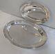 Pair Tiffany & Co Vintage Silverplate 14 & 18 Oval Platters