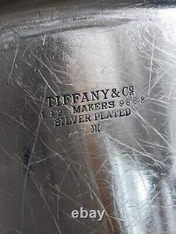 Pair TIFFANY & CO Vintage Silverplate 14 & 18 Oval Platters
