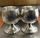 Pair Vintage Authentic Tiffany Co Sterling Silver Cordial Cup Shot Glasses 22595