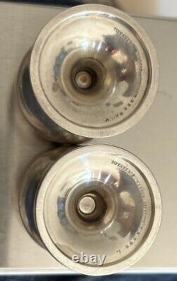 Pair Vintage Authentic Tiffany Co Sterling Silver Cordial Cup Shot Glasses 22595