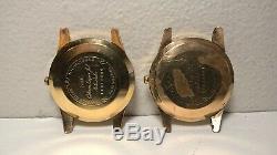 Pair Vintage Citizen AD51507081 Super Jet 39J Auto Dater for Parts/Repair AS IS