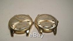 Pair Vintage Citizen AD51507081 Super Jet 39J Auto Dater for Parts/Repair AS IS