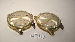 Pair Vintage Citizen AD51507081 Super Jet 39J Auto Dater for Parts/Repair AS IS