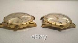 Pair Vintage Citizen AD51507081 Super Jet 39J Auto Dater for Parts/Repair AS IS