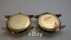 Pair Vintage Citizen AD51507081 Super Jet 39J Auto Dater for Parts/Repair AS IS