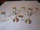 Pair Vintage Duchin Creations Sterling Silver Weighted Candelabra Candle Sticks
