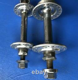 Pair Vintage Fb Fratelli Brivio Extra Luxury, Low Flange Hubs 32/40h, In Good Con