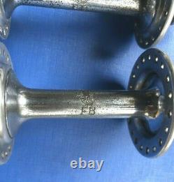 Pair Vintage Fb Fratelli Brivio Extra Luxury, Low Flange Hubs 32/40h, In Good Con