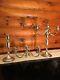 Pair Vintage Mueck-cary Of N. Y Sterlng Silver 3 Light Candelabras, 14.5 Perfect