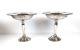 Pair Vintage Preisner Sterling Silver Weighted Pedestal Compote Candy Dishes 2