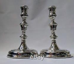 Pair Vintage Sterling Silver Filled Candlesticks c1977 -OBA366