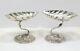 Pair Vintage Sterling Silver Gorham Durgin Compotes Dolphin Holding Sea Shells