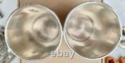 Pair Vintage Sterling Silver Mint Julep Cup International Sterling