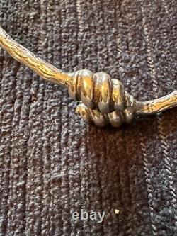 Pair Vintage Sterling West Indies Caribbean Bangle Bracelets Swirl Pods 28g/pair
