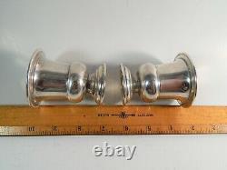 Pair Vintage Tiffany & Co. Sterling Silver Urn Cup Goblet Vases Pattern 2729