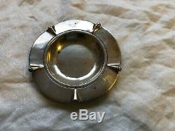 Pair Vintage William Spratling Taxco Mexico Sterling Small Plates or Ashtrays