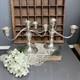 Pair Vtg Gorham Sterling Silver Convertible Candelabra Candlesticks #880