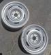 Pair Wheel Vintiques 16x6.5 Hhr Vintage Chevy Rally Wheels 5 On 110mm Rims