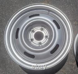 Pair Wheel Vintiques 16x6.5 HHR VINTAGE CHEVY RALLY WHEELS 5 on 110mm Rims