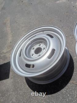 Pair Wheel Vintiques 16x6.5 HHR VINTAGE CHEVY RALLY WHEELS 5 on 110mm Rims