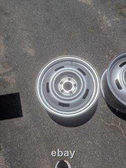 Pair Wheel Vintiques 16x6.5 HHR VINTAGE CHEVY RALLY WHEELS 5 on 110mm Rims