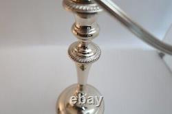 Pair of 2 Vintage Candlesticks 15 Tall Fisher Sterling Weighted 375 3lbs 9oz
