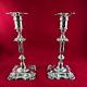 Pair Of 2 Vintage Hawksworth, Eyre & Co Ltd. Sterling Silver Candlesticks