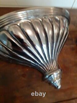 Pair of Banci Vintage Silver Plate Art deco Wall Lights